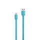 Кабель USB WALKER C755 Micro короткий blue - изображение 2