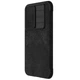 Кожаный чехол-книжка Nillkin Qin Pro Camshield для Samsung Galaxy S24 FE (Черный) (205910) - изображение 3