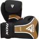 Боксерські рукавиці RDX Boxing Gloves Aura Plus T-17 Golden (BGR-T17BGL-12OZ+) - зображення 1