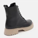 Женские демисезонные берцы кожаные высокие PARADIZE SHOES B-1050 36 23.5 см Черные (ROZ6501021645) - изображение 4