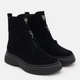 Женские демисезонные ботинки замшевые высокие PARADIZE SHOES B-3213 38 24.5 см Черные (ROZ6501021677) - изображение 2