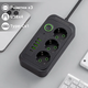 Сетевой фильтр (удлинитель) Power - Socket F09U 3 розетки 4 USB + Type-C 2500Вт кабель на 2м - изображение 5