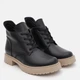Женские демисезонные ботинки кожаные низкие PARADIZE SHOES EC-208 37 24 см Черные (ROZ6501021723) - изображение 2