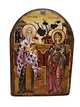 Икона Киприан и Устина на дереве (Арка) 170*230 мм - изображение 1