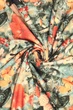 Коттон-вискоза красные цветы 130г/м2 145см 1пог.м - изображение 3