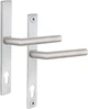 Ручка дверная на планке Abloy INOXI 3-19SS/8-8/013 mov-mov PZ PLATE 92 мм Нерж.сталь_мат 76-85 мм насквозь Inoxi RST Комплект (ABL7000014405) - изображение 1
