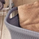Корзина для белья пластиковая Curver Knit 40 л (03677) Светло-серый - изображение 5