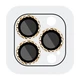 Защитное стекло Epik Metal Shine на камеру (в упак.) для Apple iPhone 13 Pro / 13 Pro Max Золотой / Gold - изображение 1