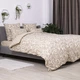 Комплект постільної білизни ТЕП "Soft dreams" Beige and White Євро 200 x 220 см наволочки 2 х 70х70 см - зображення 4