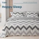 Комплект постельного белья ТЭП "Happy Sleep" Зигзаг Евро 200 x 220 см наволочки 2 х 50х70 см - изображение 1