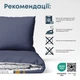 Комплект постельного белья ТЭП "Happy Sleep" Statly Евро 200 x 220 см наволочки 2 х 50х70 см - изображение 4