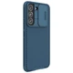 Карбонова накладка Nillkin Camshield (шторка на камеру) на Samsung Galaxy S23+ Синій / Blue - зображення 3