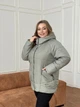 Осенняя женская куртка большого размера UF-fashion Rumba - KL 52 оливковый - изображение 2