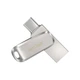 USB накопитель SanDisk Dual Drive Luxe 64ГБ USB 3.1 Type-A + Type-C серебристый - изображение 5