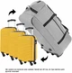 Сумка дорожная на колесах TravelZ Wheelbag 100 Liter Grey (603092) - изображение 10