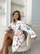 Жіночий махровий халат Кариби з паском COSY S Білий (cosy3138772s2) - изображение 3