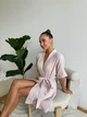 Женский халат из муслина Hawaii пудра M (CS) - изображение 1