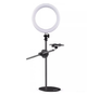 Лампа кольцевая LED 360 F-537S с функцией регулировки света, держателем и штативом AND - изображение 1