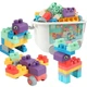 Силиконовый конструктор для детей Soft rubber building blocks 80 шт (JDT-0846361) - изображение 1