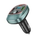 Автомобильный FM-модулятор Hoco E76 с поддержкой PD48W и QC3.0, цвет серый. - изображение 3
