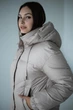 Зимний женский пуховик UF-Fashion Vanilla –KL 48 бежевый - изображение 3