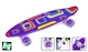 Скейт Пенни борд Best Board Picasso, со светящимися PU колёсами, с ручкой. Multicolor (1573464681) - изображение 2
