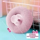 Массажная мочалка для тела губка с присоской для душа BRS Pink - изображение 2