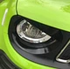 Накладки на фары Jeep Renegade, защита рефлектора Джип Ренегад Черные - изображение 3