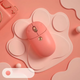 Мышь BOW MD198L с беспроводным подключением Bluetooth и USB 2.4G, аккумулятором, 1600DPI, scarlet rose - изображение 2