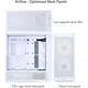 Корпус Lian Li LANCOOL 206 з ARGB fans, PC Case, White(G99.LAN206RW.00) (G99.LAN206RW.00) Без БП - зображення 4