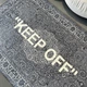 Килим KEEP OFF 140х90 сірий - зображення 2