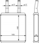 Радіатор грубки STARLINE HY6061 Hyundai Accent, Lantra, Coupe 9722122001, 9722122000 - зображення 1