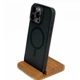 Чехол Monblan Magnetic Crystal Series для iPhone 15 Pro (Black/Clear) - изображение 3