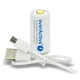 Акумулятор 16340/CR123 Li-Ion everActive EV16340-6530M, 3.0V, 650mAh, microUSB, 1A, White, Blister - зображення 8