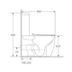 Унитаз-компакт Mixxus Premium Ellipse-0402-R 660x390x855mm система смыва RIMLESS (MP6468) - изображение 2