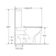 Унитаз-компакт Mixxus Premium Bevel-0402-R 670x390x880mm система смыва RIMLESS (MP6474) - изображение 4