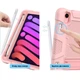 Чехол ARM Standart Apple iPad Mini 7 (2024) противоударный с откидной подставкой Pink - изображение 5