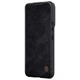Кожаный чехол-книжка Nillkin Qin Pro Camshield для Samsung Galaxy S22+ Черный - изображение 4