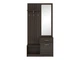 Комплект меблів в передпокій BRW Nepo Plus S435-PPK-WE, венге, - зображення 1