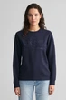 Жіночий темно-синій світшот REG TONAL SHIELD C-NECK Gant XS 4200663 - зображення 1