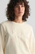 Жіночий білий світшот REG TONAL SHIELD C-NECK Gant S 4200663 - изображение 4