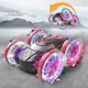 Машинка на радиоуправление управлением жестами Stunt Car Double Sideo Амфибия BGОО6 с подсветкой Красный - изображение 12