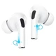 Беспроводные наушники с микрофоном в кейсе BOROFONE BW36 True wireless ANC noise reduction BT 5.0 headset 400 mAh White - изображение 4
