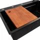 Кухонна мийка AQUAMARIN ATHENA 7545 platinum Black - зображення 3