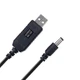Кабель для живлення роутера USB-DC 12V живлнення від павербанка, DC 5.5×2.1 - зображення 1