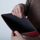 Кожаный чехол для MacBook Air 13" 2018-2025 INCARNE Gamma Plus Красный - изображение 4