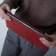 Кожаный чехол для MacBook Air 13" 2018-2025 INCARNE Gamma Plus Красный - изображение 5