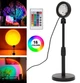 Проекційна лампа Sunset Lamp для селфі "ефект сонця" 16 кольорів - зображення 2