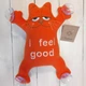 М'яка іграшка Кіт Гарфілд на присосках "I FEEL GOOD" 28 см Оранжевий (0308) - изображение 3