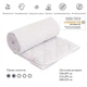 Одеяло Руно - Silicone легкое белое полуторное 155x210 см 160 гр/м2 (28436) - изображение 6